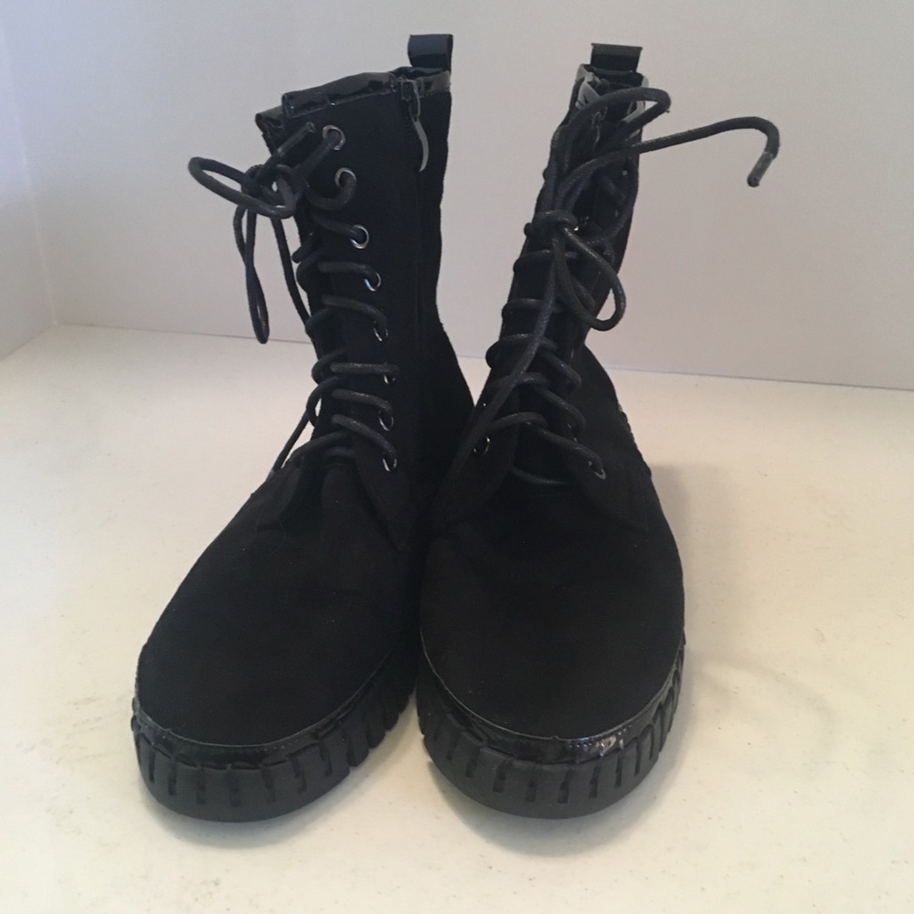 Italina Lace Up side zip bootie - Picture 2 of 6